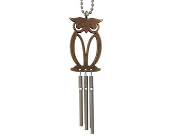 Jacob's Musical Car Charm, Owl, Mini Wind Chime