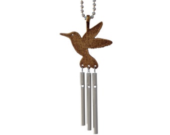 Jacob's Musical Car Charm, Hummingbird, Mini Wind Chime