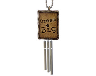 Jacob's Musical Car Charm, Dream Big, Mini Wind Chime
