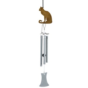 Jacob&#39;s Musical Little Piper Chime, Cat, Mini Wind Chime