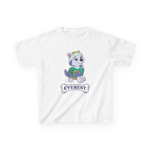 Kids Cute Puppy Tee, Dog Lover Gift, Youth Cotton T-Shirt, Pet-Themed Apparel, Birthday Party Shirt, Playful Kids Wear