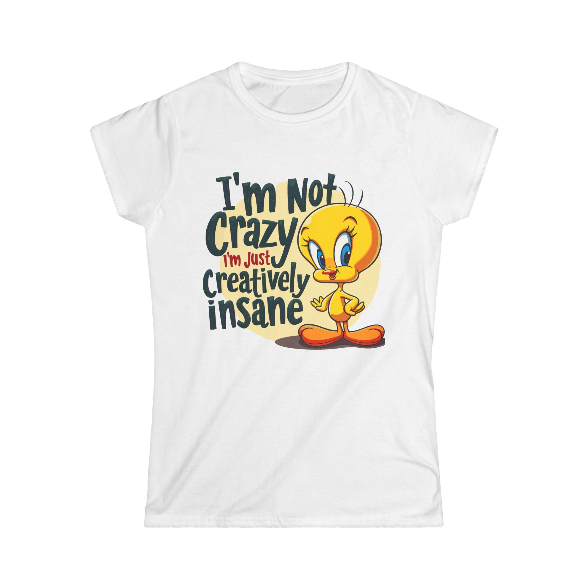 Tweety Bird Tシャツ Joey Loves Mary Ellen OVO Looney Tunes Tweety Bird Angel In Disguise T-Shirt White Men's