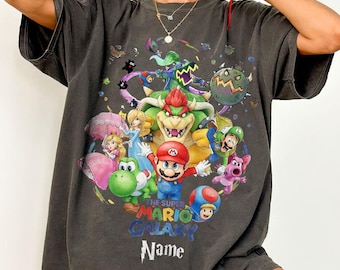 Retro Super Mario Galaxy T-Shirt, Universal Studios Mario T-Shirt, Mario seit 85 T-Shirt, Universal Disneyland T-Shirt, Disney Kinder T-Shirt, Super Mario Geburtstagsgeschenk