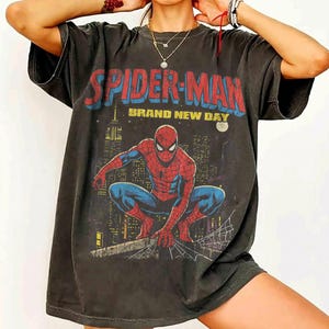 Spiderman Tshirt Vintage - Etsy