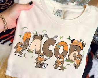 Custom Retro Ewok Shirt, Vintage Endor Forest Star Wars Tee, May The 4th Be With You, Disney World Trip 2026 Family Matching Shirt