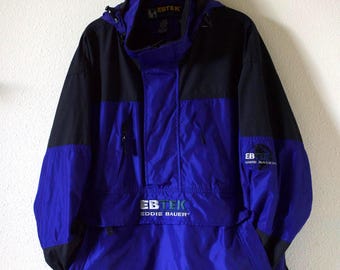 Vintage 90s Eddie Bauer EBTEK Anorak Pullover Jacket