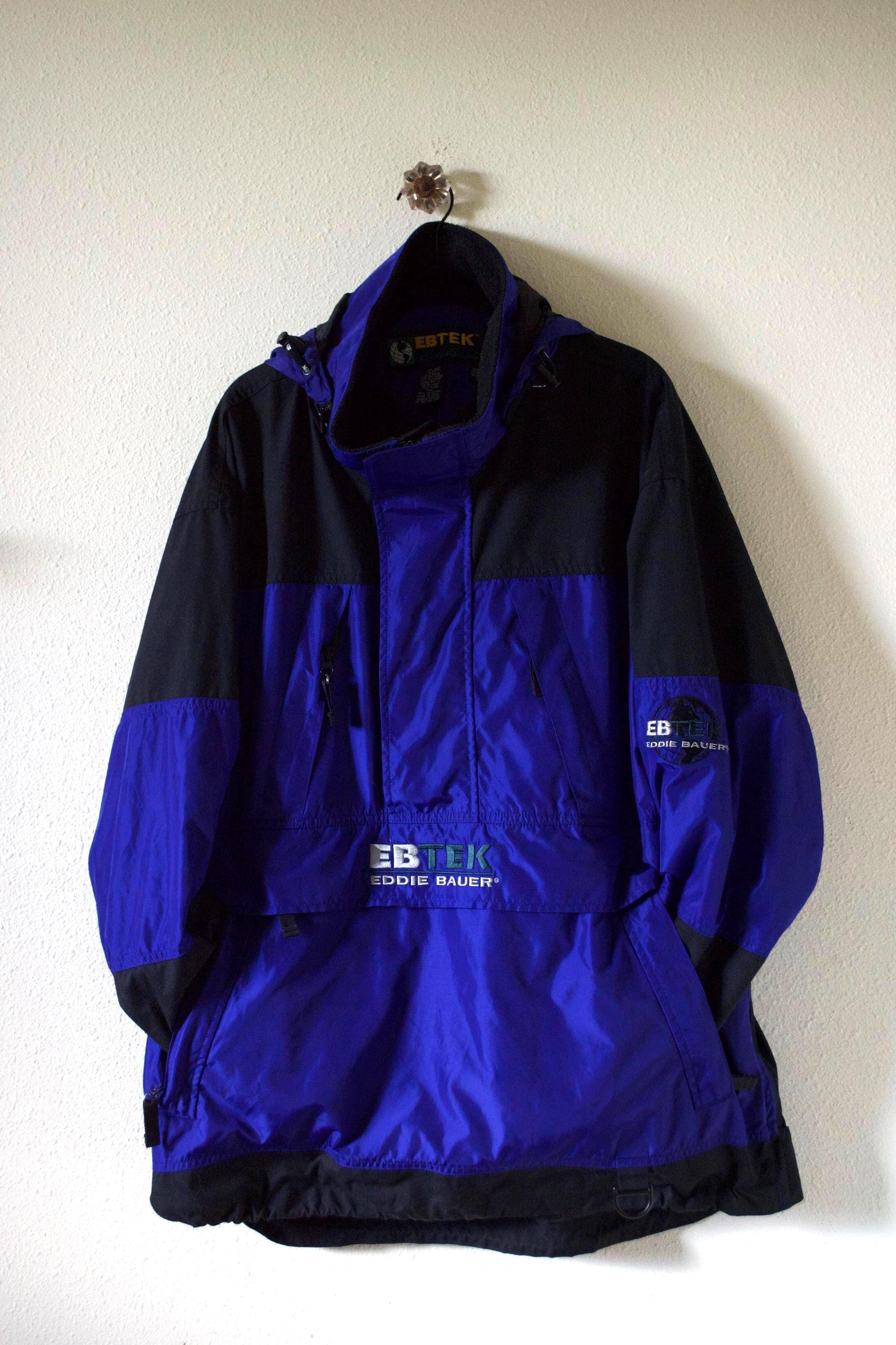 Vintage 90s Eddie Bauer EBTEK Anorak Pullover Jacket - Etsy
