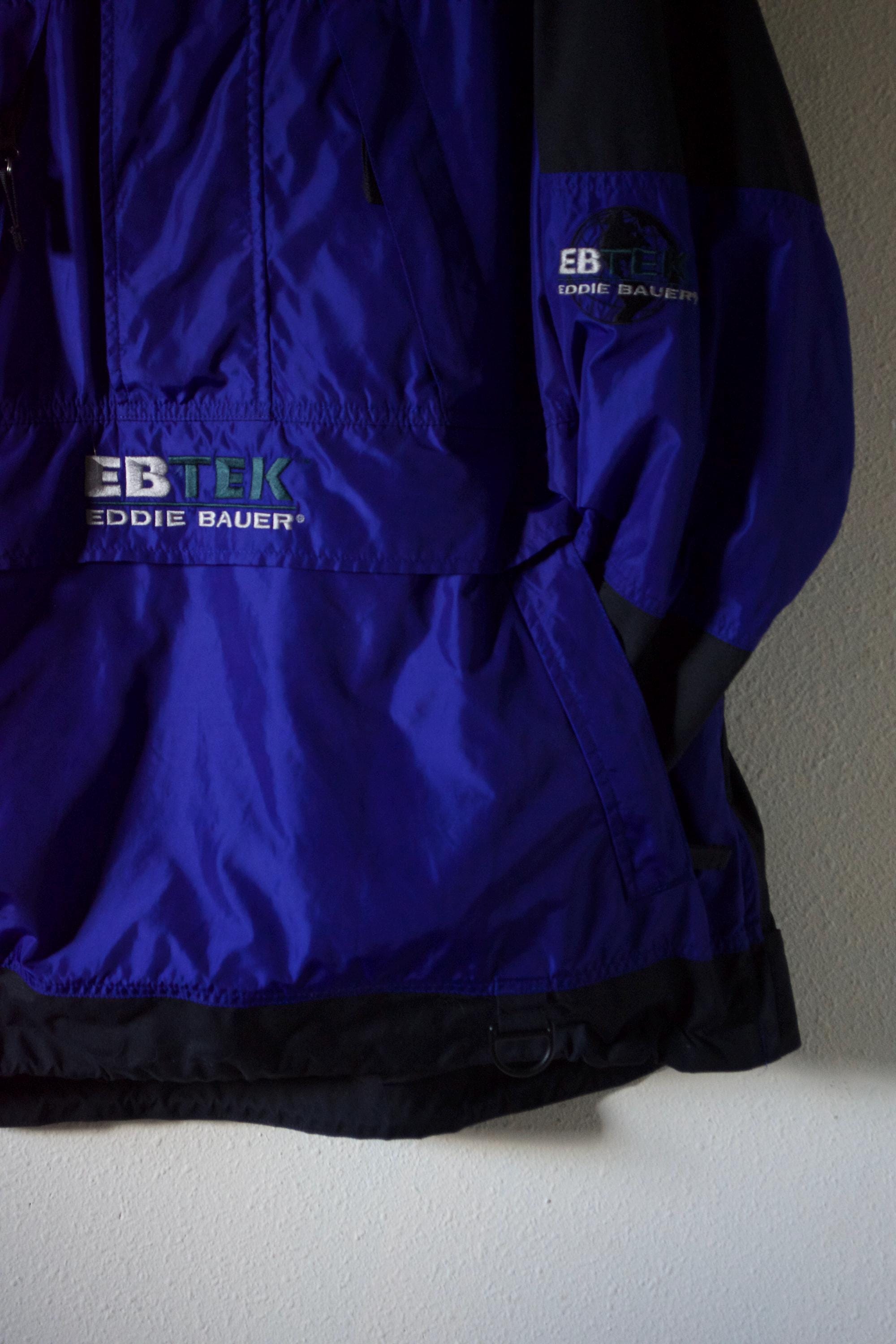 Vintage 90s Eddie Bauer EBTEK Anorak Pullover Jacket - Etsy