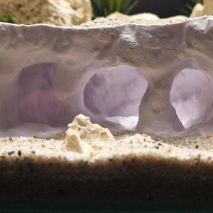 Underwater Lost City of Atlantis Cave - The Sunken Ruins | Aquarium Decoration - Shrimp, Fish Tank and Terranium Aquascape White