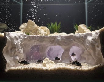 Underwater Lost City of Atlantis Cave - The Sunken Ruins | Aquarium Decoration - Shrimp, Fish Tank and Terranium Aquascape