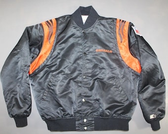 90s STARTER BENGALS ナイロンジャケット Vintage 1990s Cincinnati Bengals Starter Pouch Jacket XL - Etsy