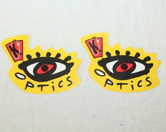 Kryptonics Vintage Inline Aggressive Rollerblade wheels Vinyl Eye Sticker