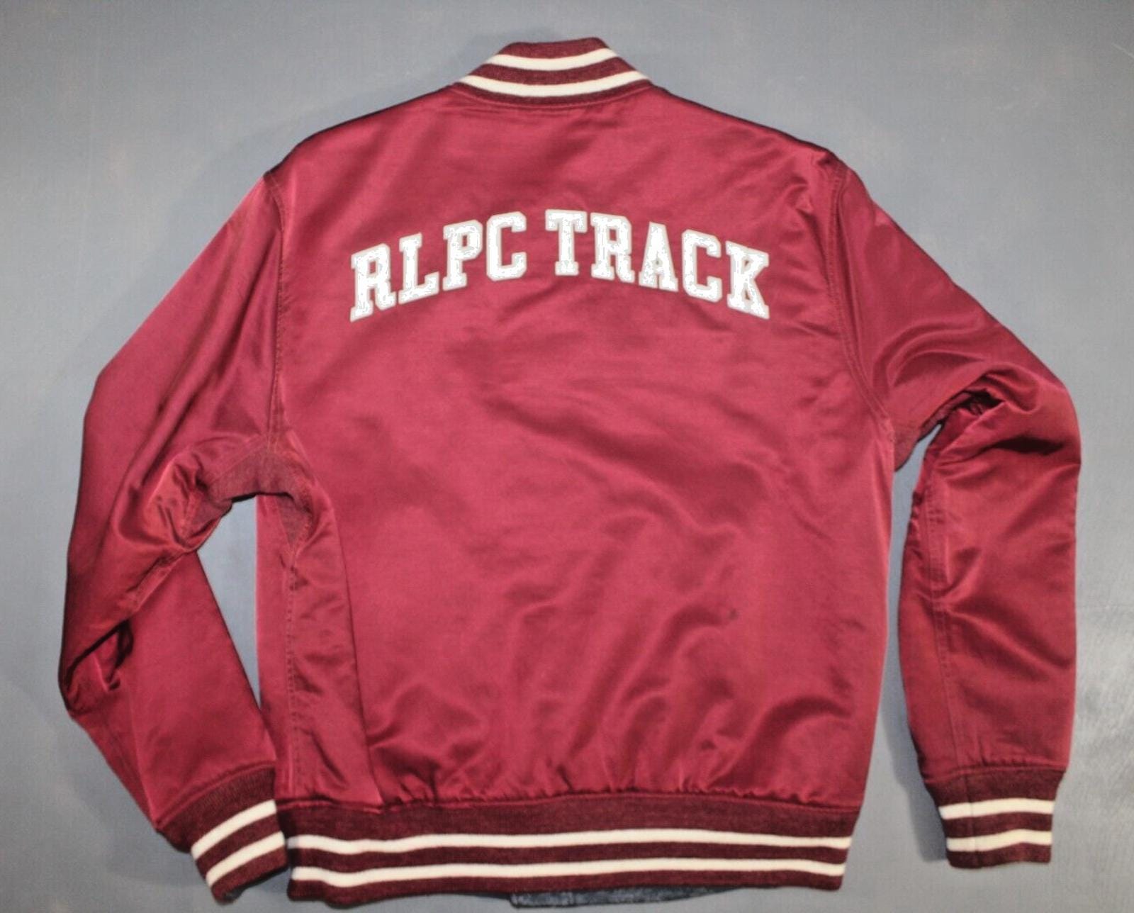 POLO Ralph Lauren Reversible Varsity Track Team P-wing Satin Wool 