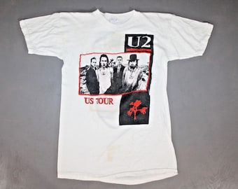 1980's U2 Vintage RARE! Original 1988 Rattle and Hum Tour 80's
