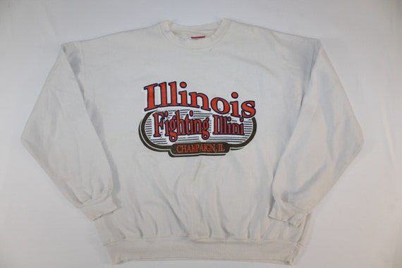 Illinois Fighting Illini Vintage Retro Unisex Mens