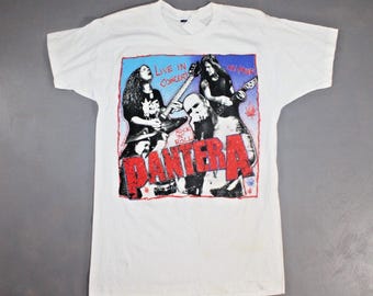 Vintage Pantera Live Far Beyond Driven Double Sided Parking Lot T-shirt Medium S