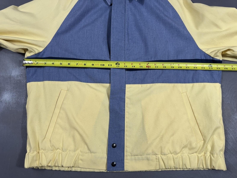 Vintage Country Traditionelle Pendleton Pen West Jacke Herren 46 Blau Colorblock Windjacke Bild 10