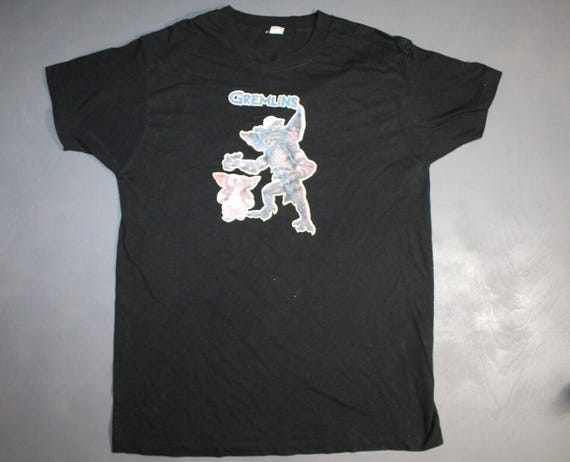 Vintage Gremlins Gizmo and Stripe 80s Movie T-shirt XL - Etsy