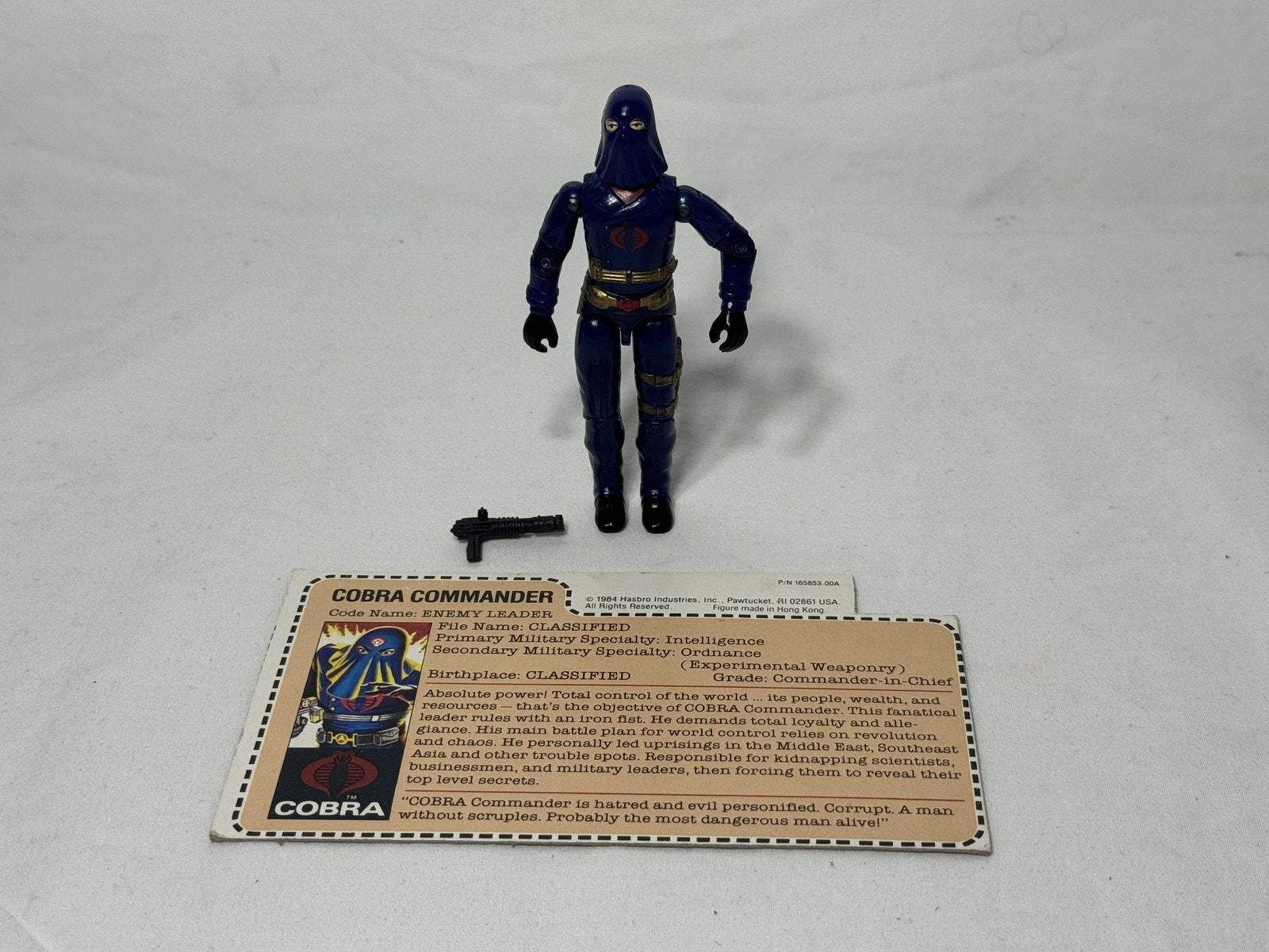 YouTube GI Joe G.I. Joe Vintage Hooded Cobra Commander mail away Complete gijoe main image 1