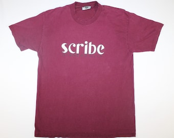 Scribe Industries Minnesota Inline Brand Vintage 1990s Double Sided Graphic Unisex Mens Womens Aggressive Rollerblade Skater T-shirt