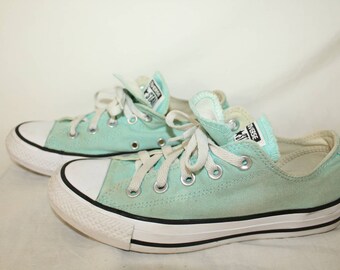 teal sparkle converse