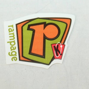 Kryptonics Rampage Vintage Inline Aggressive Rollerblade wheels Logo Sticker