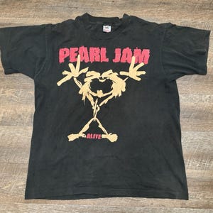 90's Pearl Jam Tシャツ ビンテージ Soundgarden Pearl Jam T-shirt, Vintage Rare Ringer Tee Shirt, Mudhoney