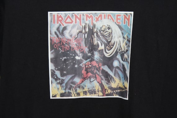 Iron Maiden 666 Number Of The Beast Vintage Iron … - image 2