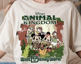 Comfort Colors® Disney Animal Kingdom Shirt, Disney Shirt, Vintage Animal Kingdom, Disney Safari Family Shirt, Disney Mickey Safari T-shirts