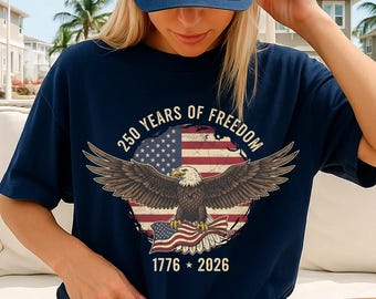 250th America Anniversary Shirt, US 250 Years Sweatshirt, Vintage Independence Day Hoodie, Patriotic Tee with USA Flag, We The People Shirts