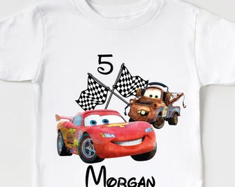 Disney Cars Birthday Shirt, Lightning McQueen Birthday Shirts, Cars Family Trip Shirt, Disneyland Lightning McQueen T-shirt, Comfort Colors®