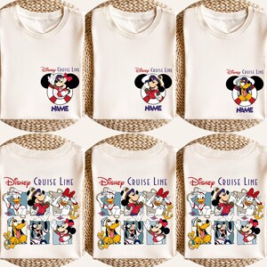 Disney Mickey And Friends Cruise Line Custom Shirts, Disney Cruise T-shirt, Disney Family Trip Shirt, Cruise Birthday Shirts, Comfort Color®