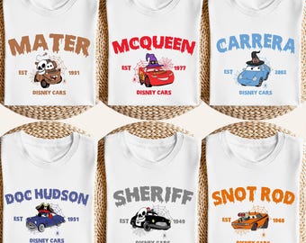 Disney Cars Shirt, Pixar Lightning McQueen Shirt, Cars Sally T-shirt, Disneyland Vacation Tee, Pixar Mater Shirt, Disney Family Trip T-shirt