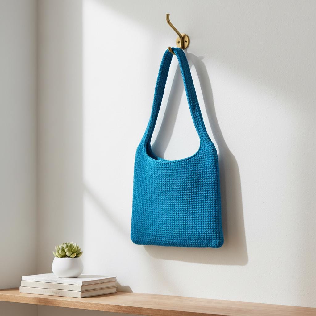 Easy Crochet Tote Bag Pattern PDF Beginner-Friendly pattern Instant Download