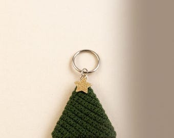 Cozy Holiday Crochet Pattern | Mini Christmas Tree Keychain | Relaxing Beginner DIY | Ornament Digital Download