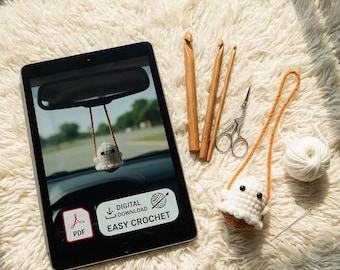 Beginner Crochet Pattern | Quick Ghost Amigurumi PDF | Cozy Halloween Craft | Digital Download