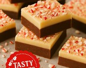 Peppermint Bark Fudge (No-Bake) – Printable Recipe Card (PDF)
