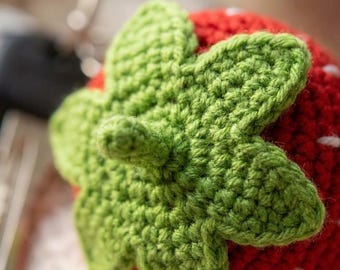 Quick Market Prep Crochet Pattern | Strawberry Bag Charm PDF | Easy DIY Gifts | Digital Download