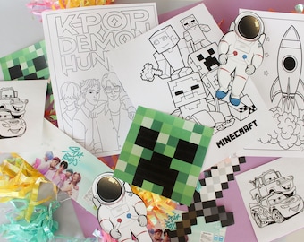Paper Placemats | Themed Coloring Page Placemats