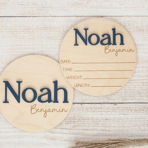 Birth Announcement Sign For Hospital, Baby Name Sign, Birth Stats Baby Announcement Sign, Newborn Name Wood Sign, Name Plate