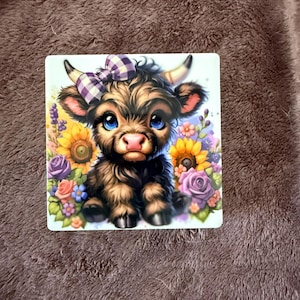 Highland Cow Coasters