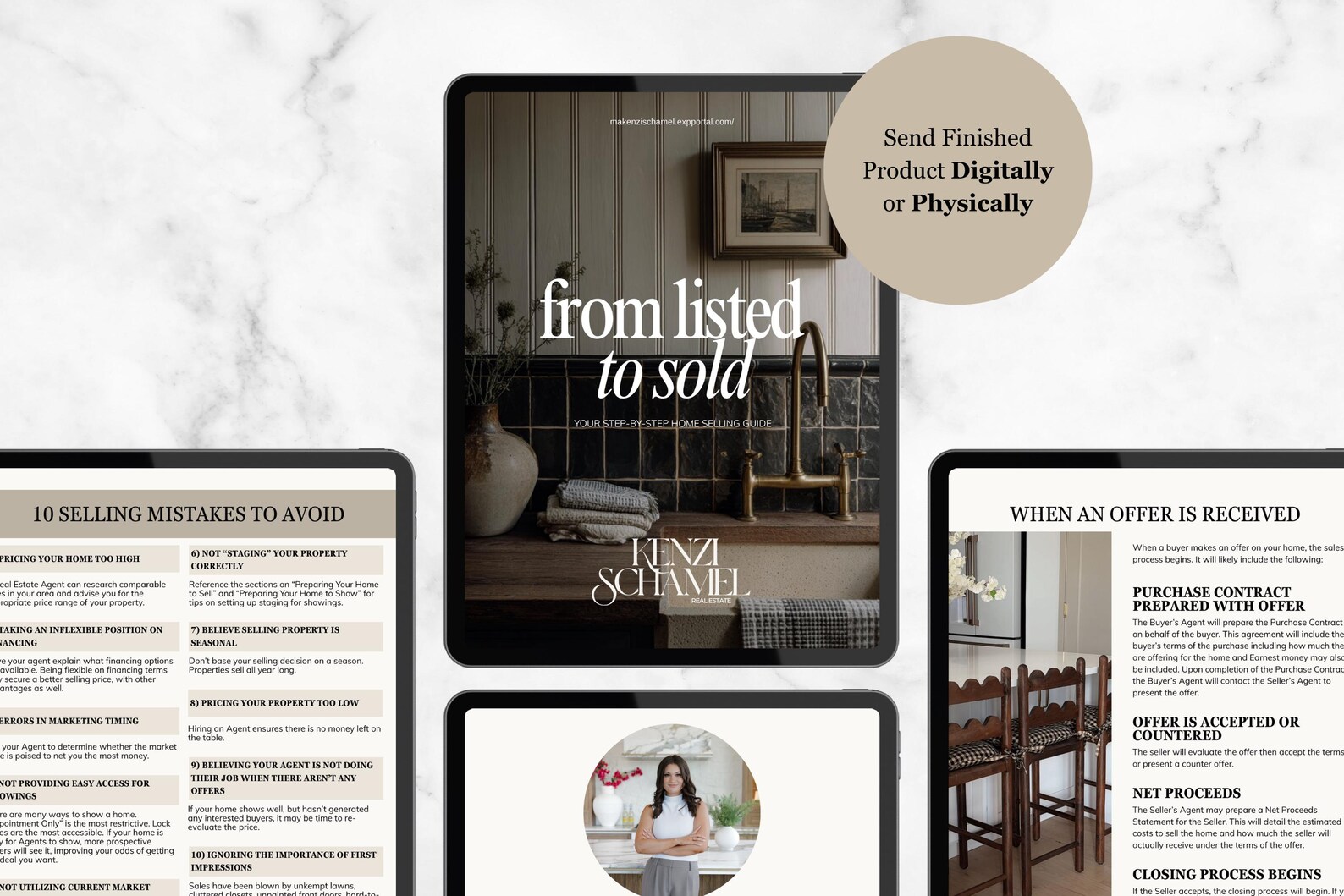 Seller Setting Page Example Real Estate Home Seller Guide: 23-page Canva Template (digital Download ...