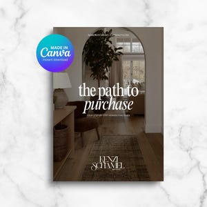 Real Estate First-Time Home Buyer Guide: 24-Page Canva Template (Digital Download)
