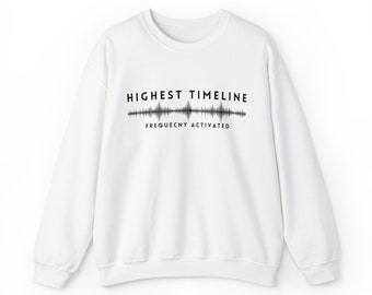 Highest Timeline "Frequency" Crewneck Sweatshirt by Moon Goddess