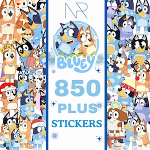850+ Blue Dog PNG & SVG Clipart Bundle | Cute Cartoon Dog Graphics for Cricut, Sublimation, Stickers, Shirts, Mugs, Instant Digital Download