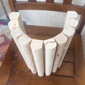 Fluted Marble Wall Tiles, Natural Stone Wall Panels, 3D Marble Tiles, Ribbed Marble Panels, Decorative Wall Cladding, Custom Size