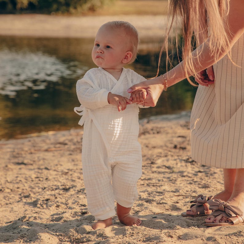 Organic Cotton Kimono Onesie