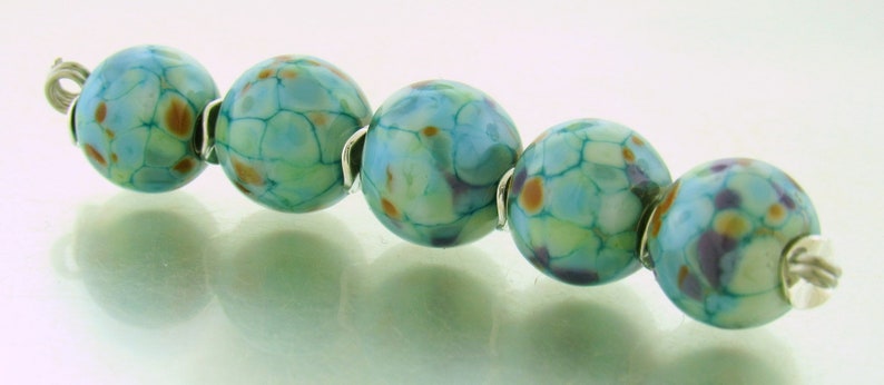 Handmade Lampwork Beads For Unique Statement Bracelet Bead Supplies Organic Beads Artisan Beads Unusual Beads--