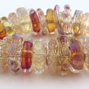 Op bestelling gemaakte schijfkralen voor lampwork: fijn zilver, roze en roze tinten (MTO)