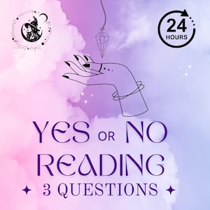 Yes or No Pendulum Reading – 3 Question Dowsing Reading – Fast, Accurate Answers Within 24 Hours